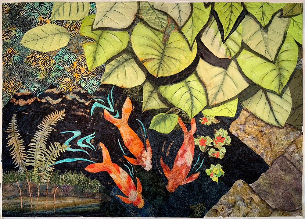 At the Koi Pond